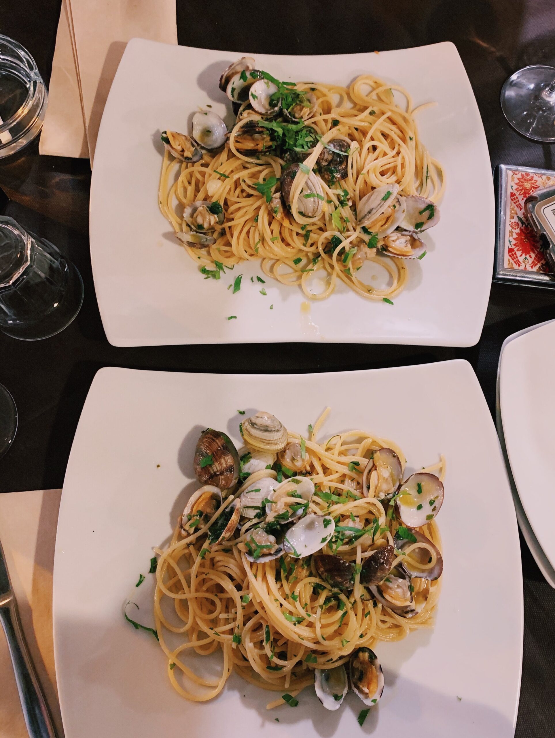 Caffe Costantino – Spaghetti with Clams.