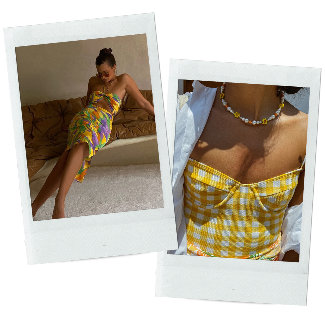 Featured: Saved by the Bell Dress (Left), Cenis Necklace (Right)*These are affiliated links, which means I may make a small commission if you make a purchase.